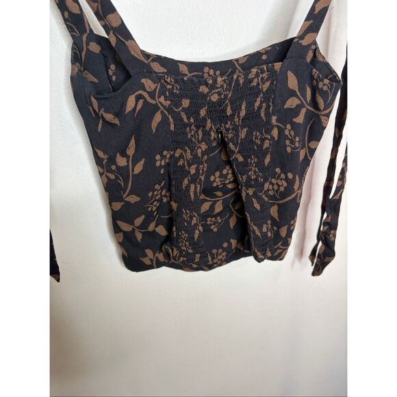 Reformation Floral Smock Back Tank Top - Picture 8 of 10